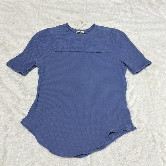 Free People | size xsmall | blue top - Picture 3 of 7